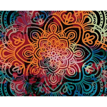 Zuty Zářivá mandala 40 x 50 cm