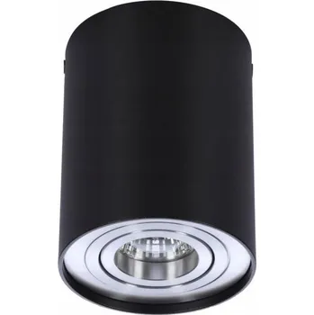 Stropní bodové přisazené svítidlo Azzardo Bross 1 black/aluminium AZ0779 GU10 1x50W IP20 9,6cm černo-hliníkové
