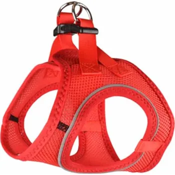 Postroj pro psa Postroj FLAMINGO Step & Go Bento červený (XL) 49-54cm