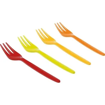 Příbor Dezertní vidličky RAINBOW 4ks