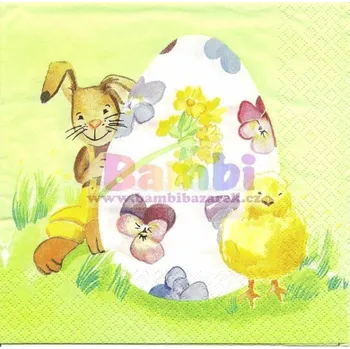 Papírový ubrousek Třívrstvý ubrousek na decoupage - velikonoční vajíčko 2