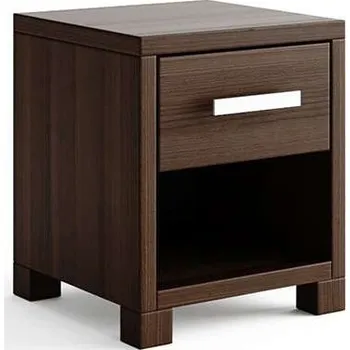 Šatní skříň Bukový noční stolek KANSAS z masivu Barevné provedení: Dub tmavý