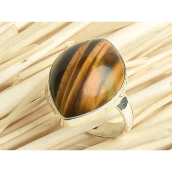 Prsten Tygří oko prsten Ag 925/1000