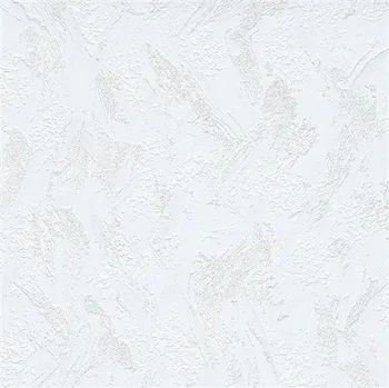 Tapeta Vliesové tapety bílá stěrkovaná omítka s třpytkami 10000-01