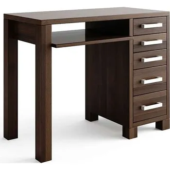 Šatní skříň Bukový psací stůl KANSAS toaletní stolek Barevné provedení: Eben