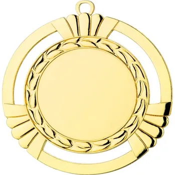 Medaile průměr 90 mm s emblémem - Zlatá