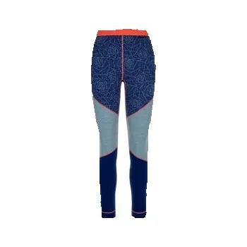 Dámské termo spodky Kilpi JANNA-W tmavě modrá 42; Modrá termo spodky + DÁREK DLE VÝBĚRU!