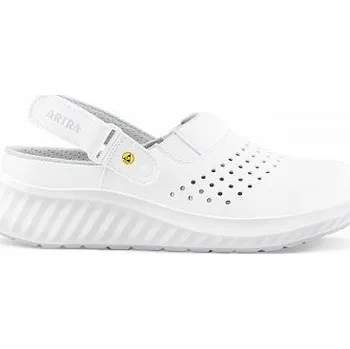 Pánská zdravotní obuv Nazouvák Artra ART 702 1010 SB ESD, bílý 7021010SB_ESD