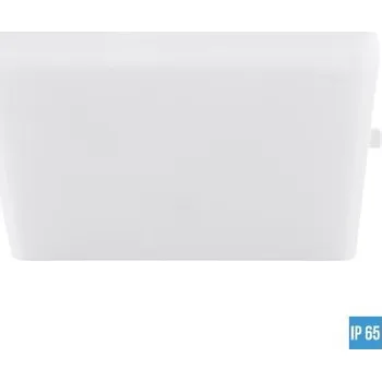 Bodové svítidlo LED Stropní zápustný panel Luxera AGILO 63205 20W 1920lm 4000K IP65 17cm hranatý bílý