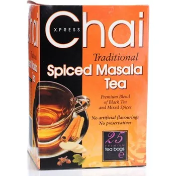 Čaj Spiced Masala Tea s kořením 25 sáčků 75g Chai Xpress