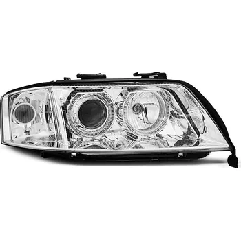 Přední světlomet TUNING-TEC Přední světla Audi A6 01-04 - chrom Angel Eyes XENON D2S