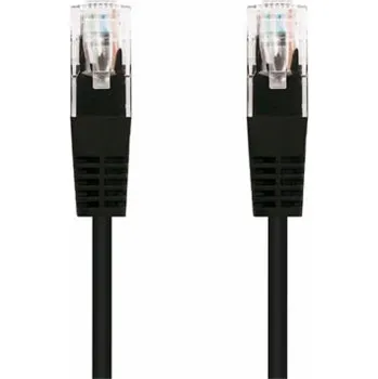 Síťový kabel C-TECH kabel patchcord Cat5e, UTP, černá, 2m