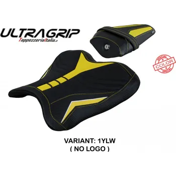 Moto sedlo TPZ Italia potah sedla Yamaha R1 (15-25) Kagran special color ultragrip model potah sedla: bez loga 1YLW (yellow-white)