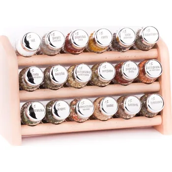 Kořenka GALD Sada kořenek v poličce 18 ks natural