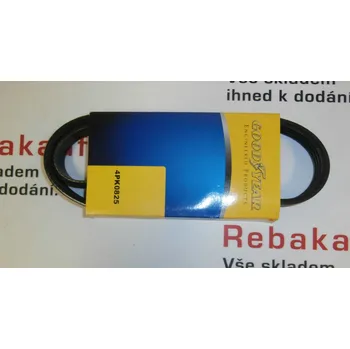 Drážkový řemen FORD - HONDA - NISSAN - TOYOTA (4PK0825 DAIHATSU 8845887710 FORD 7040340 FORD V94BF6C301AB HONDA 31110P3F004 HONDA 38920P2A003 HYUNDAI 9771322260 LANCIA 7788553 NISSAN 117200M000 NISSAN 1192021B00 NISSAN 1192021B01 NISSAN 11950EB300)