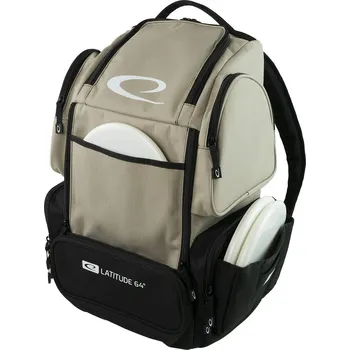 Latitude 64º Luxury E4 Batoh - Černo-béžová/Black-sand beige (discgolf)