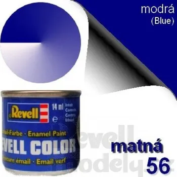Modelářská barva 32156 - matná modrá (blue mat) 14ml 56