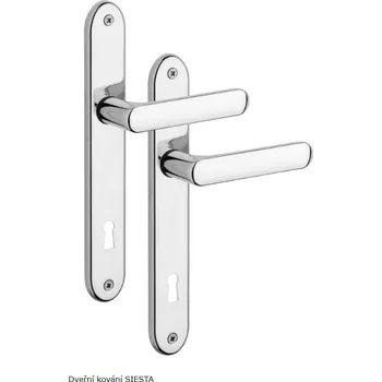 Dveřní kování Dveřní kování SIESTA klíč r. 72 titan zlatá klika-klika ROSTEX výprodej