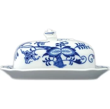 Máslenka Český porcelán a.s. Cibulák 70233 19 x 10 x 15 cm  bílá/modrá