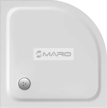 Sprchová vanička Smart20 Sally Vanička z litého mramoru, čtvrtkruh R550 80 x 80 x 3 cm, bílá, XA234401010B8