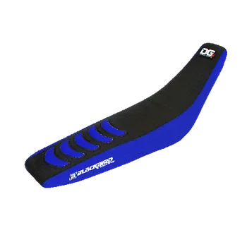 Moto sedlo Potah sedla BLACKBIRD RACING Yamaha YZ125+YZ250 / 02-20 + WR125+WR250 / 16-20 - modro-černý (typ potahu DG3) (Doplňky pro motokros)
