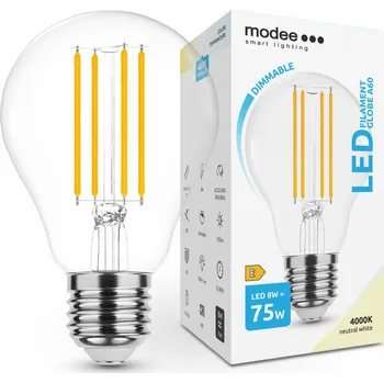 Žárovka Modee Smart Lighting LED Filament žárovka E27 8W neutrální bílá (ML-A60F4000K8WE27D)