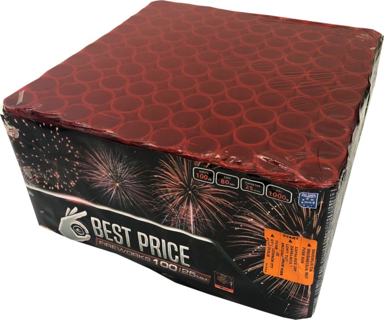 Recenze Klásek Pyrotechnics Best Price kompakt 25 mm 100 ran Zbozi cz