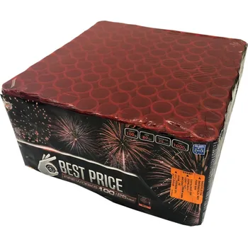 Zábavní pyrotechnika Klásek Pyrotechnics Best Price kompakt 25 mm 100 ran