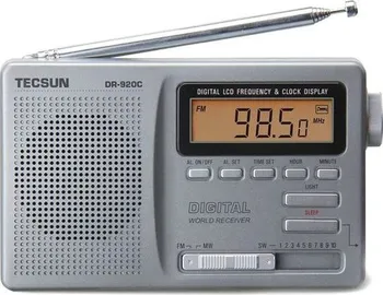 Radiopřijímač Tecsun DR-920C stříbrný