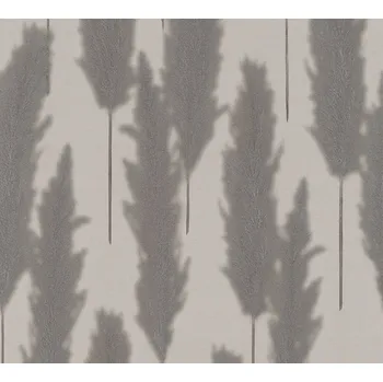 A.S. Création | Vliesová tapeta na zeď Hygge 2 38631-4 | 0,53 x 10,05 m | šedá + Šedá vliesová tapeta na stěnu 386314 v rozměru 0,53 x 10,05 m