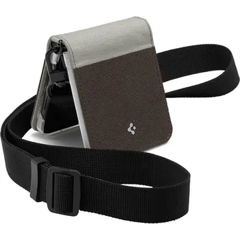 Pouzdro na mobilní telefon Spigen Compoty pro Samsung Galaxy Z Flip 4 Tan
