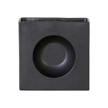 Váza Váza 19cm|1,4L, LE JARDIN, černá|Sable noir|Costa Nova