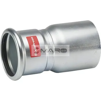 rozdělovač topení KAN-therm Steel Redukce z uhlíkové oceli lisovací SP8243VM, profil M, I/A 88,9 x 76,1 mm, 1509221038