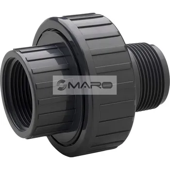 rozdělovač topení Plimat Šroubení 3-dílné PVC-U vnitřní x vnější závit 1", 53P9032