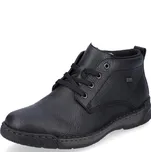 PÁNSKÉ KOTNÍKOVÉ BOTY RIEKER B0347-00 ČERNÁ Barva: ČERNÁ, Velikost: 45