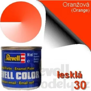 Modelářská barva 32130 - Leská oranžová 14ml (orange gloss) 30
