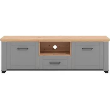 Televizní stolek TV stolek Lotta - šedá/dub artisan