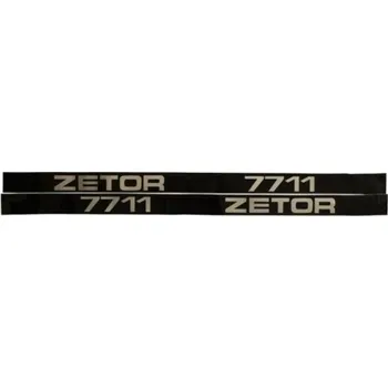 Oprava karosérie Zetor 7711 Nálepky MZR 22400