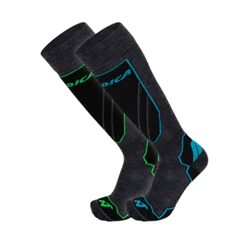 Dámské termo ponožky NORDICA UNI 2PACK Grey-Green/Grey-Blue Velikost: 39-41