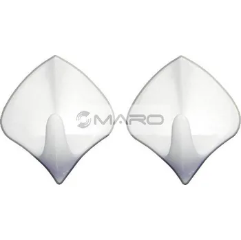 Držák na ručník Wenko Háčky nástěnné Rhombus, 40 x 50 x 30 mm, plast, bílá, Z4437012100