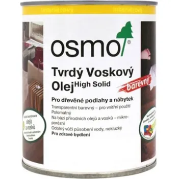 Olej na dřevo OSMO Tvrdý voskový olej barevný Odstín: 3067 Světle šedý, Velikost balení: 0.005 l