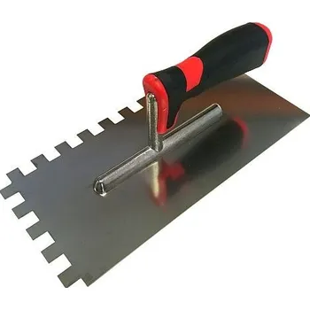 Zednické hladítko Bat nářadí nerezové zubaté hladítko E4x4x4 00623