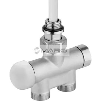 Ventil Smart20 Ventil radiátorový jednobodový, přímý, 1/2" x 3/4" EK, nikl, 52352CP015