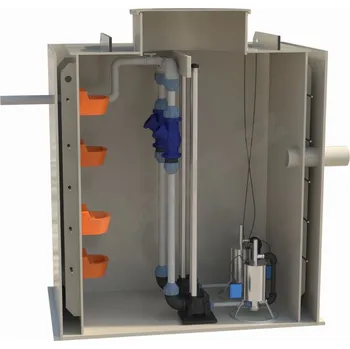 jímka Přečerpávací stanice dvouplášťová tlaková PSHDT-3 - rekreační objekt