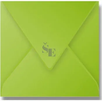 Obálka Obálka barevná 165x165mm Clairefontaine zelená 20ks