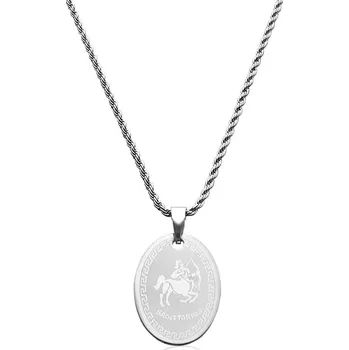 Přívěsek BM Jewellery Náhrdelník s přívěskem ve znamení zvěrokruhu - Střelec S395050 stříbrná