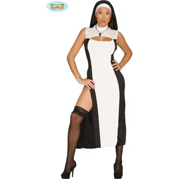 Karnevalový kostým Guirca Fiestas Španělsko Jeptiška - kostým dámský varianta: M - 38/40