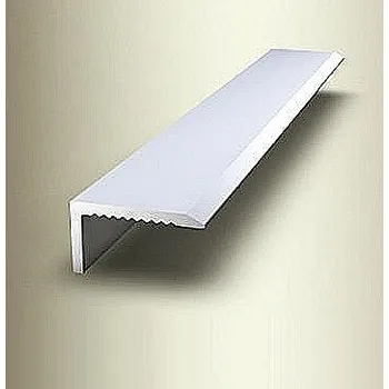 Stavební profil Ukončovací stěnový profil 15 x 8,5 mm (nevrtaný) | Küberit 238 U Im. nerezu F2