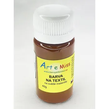 Výtvarná barva Barvy na světlý textil 40g - 23 Světle hnědá
