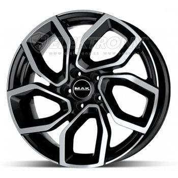 Alu kolo MAK Apollo Black 7,5x18 5x108 ET45